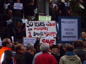 weta workshop anti union protest