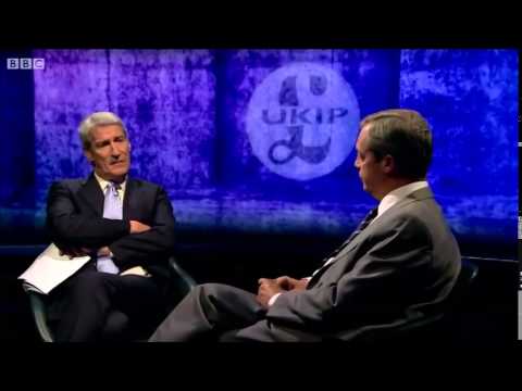 Nigel Farage Vs Jeremy Paxman On UKIP Smears