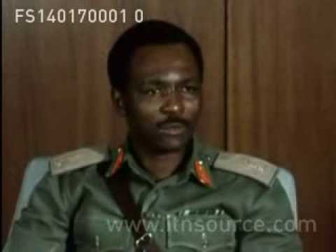 Nigeria's ruler Gen. Gowon  interviewed after Biafra surrenders in 1970