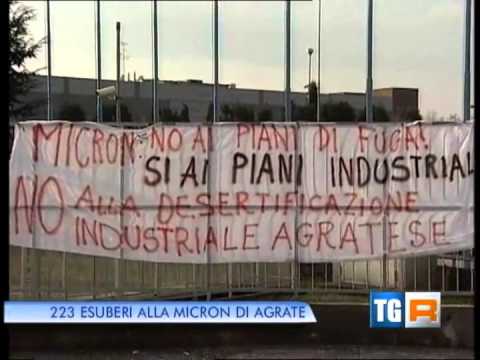 Manifestazione 23 Gennaio 2014 Stmicroelectronics - Micron Agrate Brianza