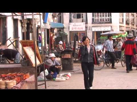 Street Life, Lhasa, Tibet - China Travel Channel