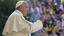 Pope Francis Francis delivers a speech in Isernia, southern Italy, on July 5, 2014 as part of a one day visit in the Molise region. AFP PHOTO / ALBERTO PIZZOLI