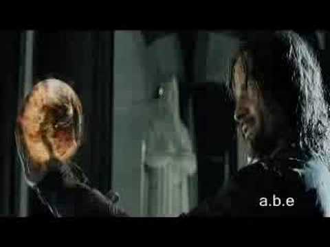 LOTR Extended Edition - Aragorn vs Sauron in Palantir