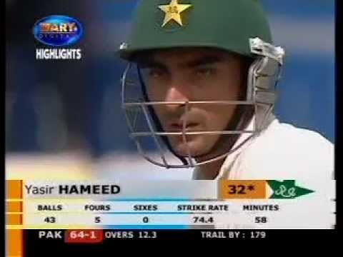 Yasir Hameed vs Sri Lanka 2004