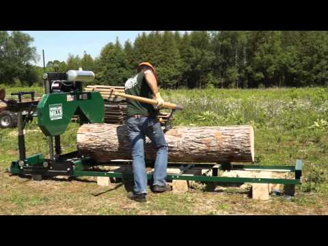 2013 HM126 Woodland Mills Portable Sawmill Promotional Video