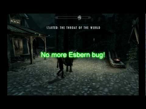 Skyrim - How to fix Esbern bug