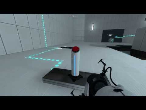 portal 2 Newtons third law test chamber