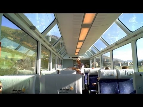 SWITZERLAND: Glacier Express - scenic ride through the Alps [HD]