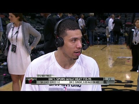 Danny Green Postgame Interview | Heat vs Spurs | Game 1 | June 5, 2014 | NBA Finals 2014