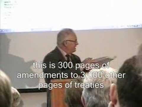 MEP Exposes The EU Lisbon Treaty!!!