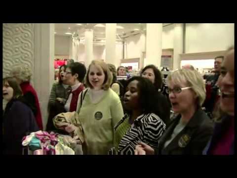 Hallelujah Chorus at Macys! Random Act of Culture, & Christmas Food Court (mpeg4).mp4