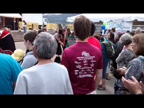 Local Music, Native Arts and Culture Full Costume 2014 Juneau Maritime Festival