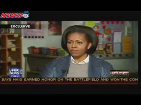 Michelle Obama & Huckabee Interview On Fox News(1 of 2)