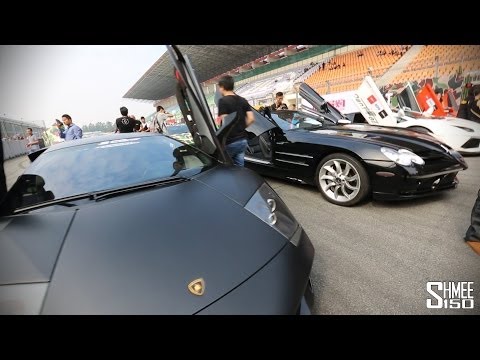 SCC Zhuhai Paddock Tour - DMC Aventador, GTO, SV, Crazy Supercars!