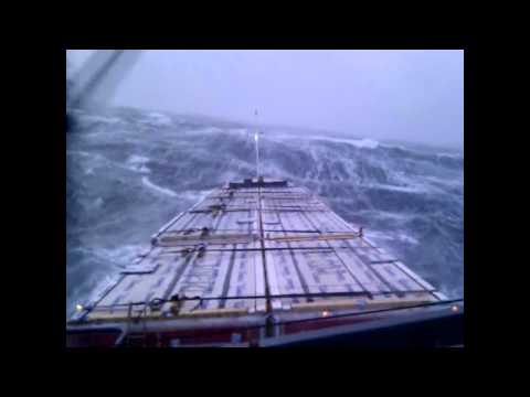 Bad weather on the North Sea 27-11-2011