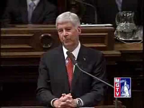 2013 State of State Address - Michigan Governor Rick Snyder