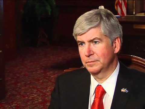 Interview with Gov. Rick Snyder Pt. 1