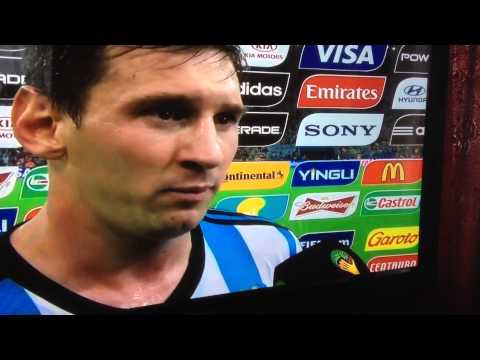 Lionel Messi - June 15, 2014 post game interview