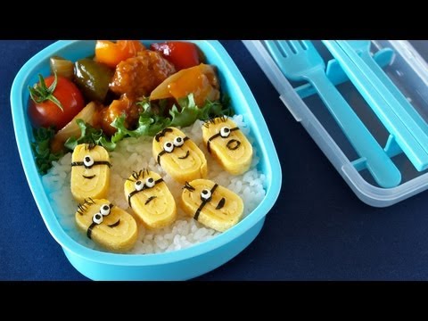 How to Make Minions Bento Lunch Box (Despicable Me) Recipe ミニオン弁当 (怪盗グルーのミニオン危機一発) レシピ