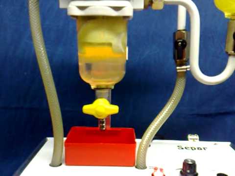 Separ SWK2000 fuel filter / water separator demonstration