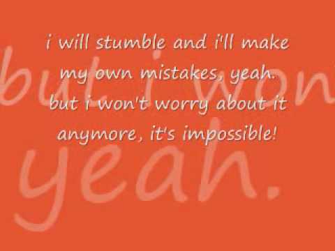 Kelly Clarkson- Impossible (Lyrics)