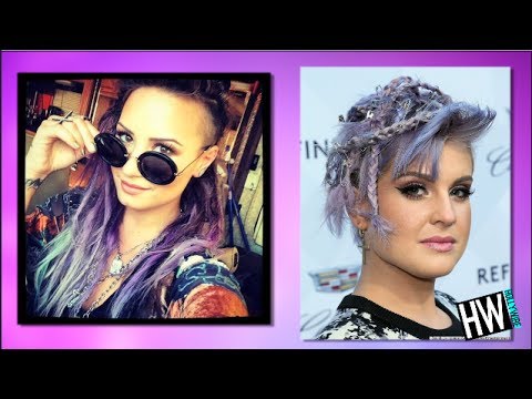 Demi Lovato Vs. Kelly Osbourne: Craziest New Hair Style?! (Fresh Trend Showdown)