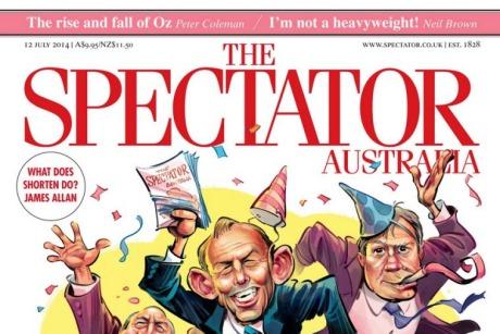 The Spectator Australia cover for July 12.