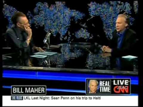 Bill Maher on Larry King Live - Part 1 of 4