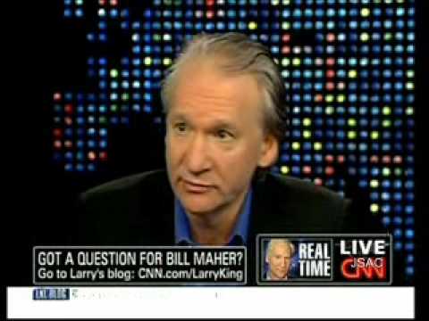 Bill Maher on Larry King Live - Part 2 of 4