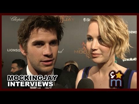 MOCKINGJAY Part 1 Interviews at Cannes - Jennifer Lawrence, Liam Hemsworth