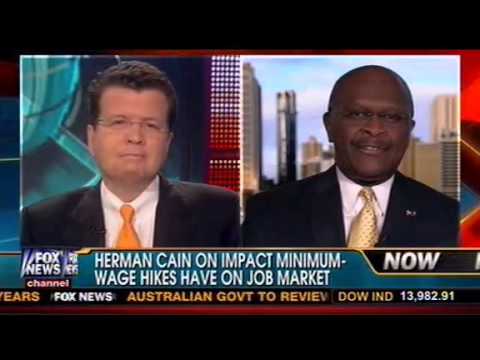 Herman Cain Calls Obama's Minimum Wage Increase 'Dead Wrong' On Fox