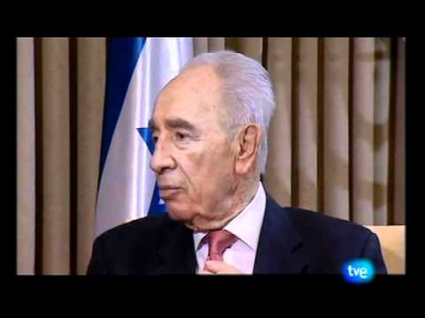 President Shimon Peres Interview on TVE (Spanish) - Part 1 - 21 Feb 2011.avi