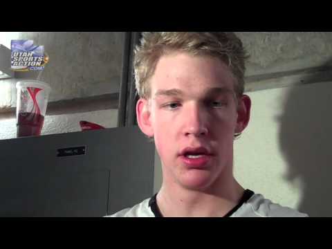 5A boys prep basketball playoffs: Ryan Andrus (American Fork Cavemen) post-game interview 02-27-13