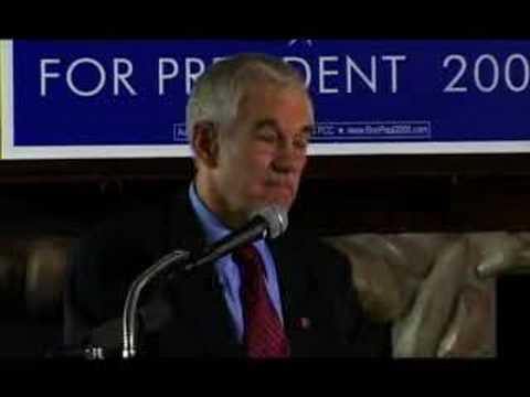 Ron Paul Seattle Economic Speech 6 of 6  [1-31-08]