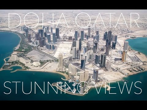 DOHA & QATAR Amazing Aerial Views - See the Beauty of Qatar & Persian Gulf from the Sky