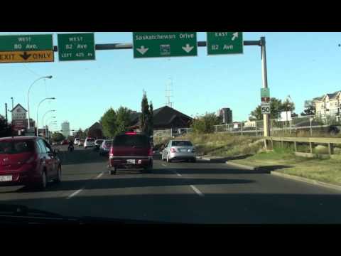 Driving in Edmonton Canada HD