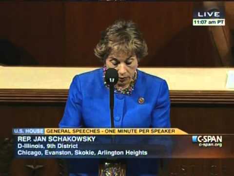 Representative Jan Schakowsky Reiterates the Importance of Medicare on House Floor