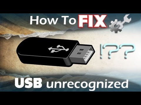 How to Fix USB Device Not Recognized - USB Not Working?