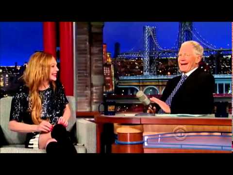 Lindsay Lohan on David Letterman - April 9th 2014 - Full Interview