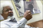 The Africans first Nobel Literature Laureate - Nigeria's Wole Soyinka - at the EP, 10 September 2008 at theEuropean Parliament.