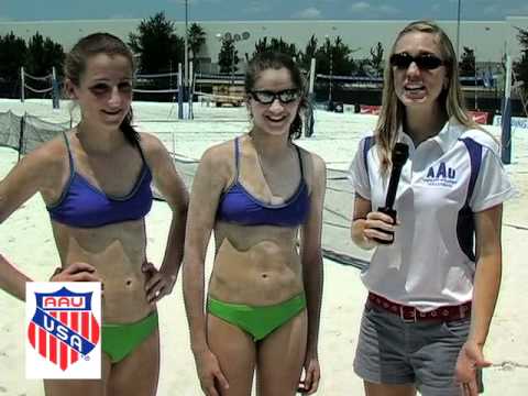 AAU Junior Florida Open 12U-14U Beach Volleyball at Orlando Sports Center on June 19, 2011