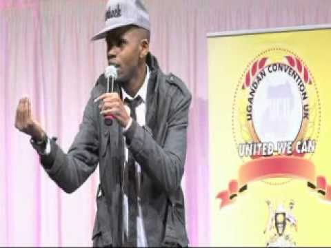 Alex Muhangi making a joke on Manor Park....@ the 2nd Ugandan Convention UK