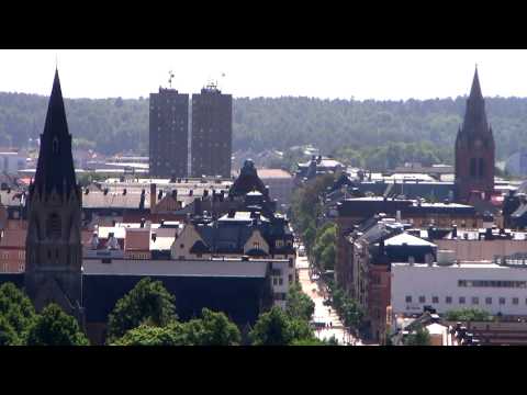 Stock video footage HD Örebro  Sweden city 2 view - Video gratuito Örebro Svezia vista dall`alto