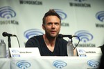 Joel McHale speaking at the 2014 WonderCon, for "Deliver Us from Evil", at the Anaheim Convention Center in Anaheim, California.