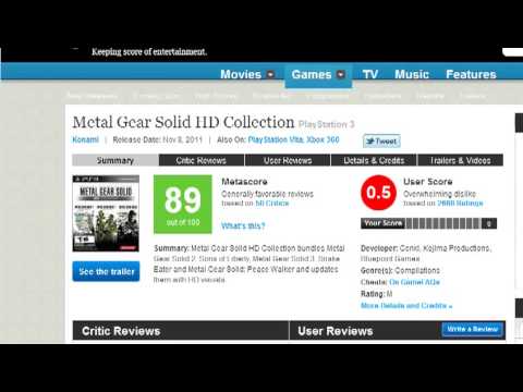 На Playstation 3 нет игр - Доказательства на Metacritic