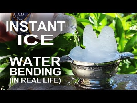 Instant Ice - Waterbending In Real Life!