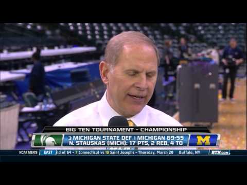 John Beilein Interview - 2014 Men's Basketball Tournament Championship Highlights