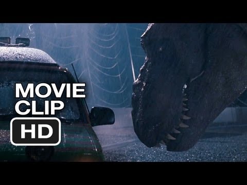 Jurassic Park 3D Movie CLIP - T-Rex Attack (1993) - Steven Spielberg Movie HD