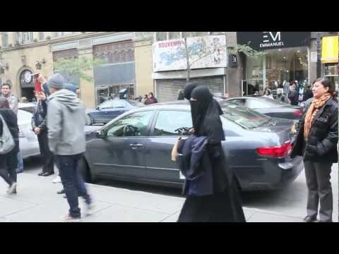 Walking Around Montreal In Niqabs