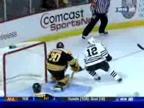 Brad Stuart hits Peter Bondra 12/29/06